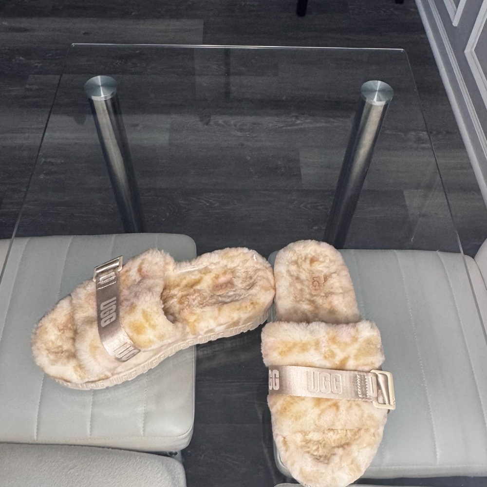 UGG Fluffita Slide Sandals – Natural / Cream - Picture 3 of 3